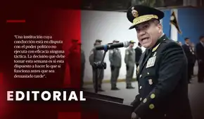 Comandante general de la PNP debe irse