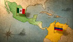 ¿Sabías que México y Colombia compartieron frontera durante 14 meses? Así era el mapa de ambos países hace más de 200 años