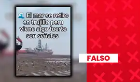 Es falso que el mar se haya retirado en Trujillo tras los recientes terremotos: el video corresponde a India