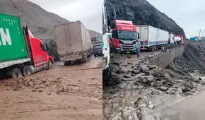 Mujer fallece frente a su esposo en la Panamericana Sur tras quedar varada por deslizamientos en Arequipa