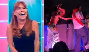 Magaly Medina se burla de Korina Rivadeneira por desplante de cantante de Rawayana en pleno concierto: “¡Qué roche!”
