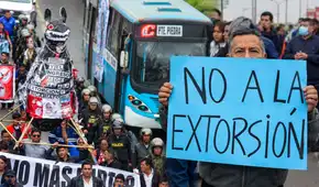 Gremios de transporte de Lima y Callao convocan a paro el 25 de agosto si el Gobierno no atiende sus reclamos