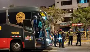 Disparan contra chofer de Cruz del Sur en San Luis cuando llevaba pasajeros rumbo a Ica
