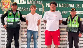Detienen a dos presuntos integrantes del Tren de Aragua con orden de captura internacional en Piura