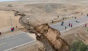 Huaico partió en dos la Costanera Sur y bloqueó el tránsito hacia Ilo en Moquegua: habilitan vía alterna