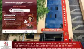 Corte de Lambayeque llevará servicios de justicia gratuitos a Cañaris este jueves