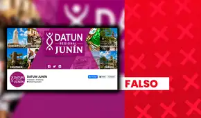 Página que suplanta a Datum vuelve a difundir falsas encuestas de intención de voto para las Elecciones Regionales y Municipales 2026 en Junín