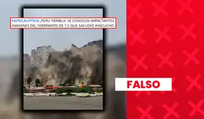 Es falso que este video muestre un deslizamiento causado por el reciente sismo de 7,2 en Ayacucho: en realidad, fue grabado en la Costa Verde y data de 2025