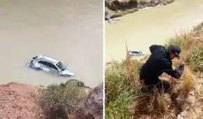 Pareja de esposos cae a bordo de su auto al río Mantaro tras despistarse en la Carretera Central