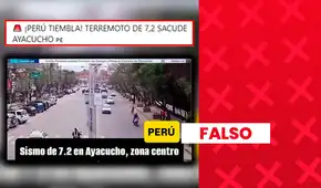 Este video no muestra el terremoto de Ayacucho: las imágenes corresponden al sismo ocurrido en Nepal en 2015