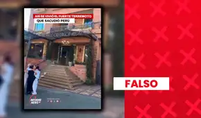 Video que muestra el movimiento brusco de edificios es atribuido falsamente al terremoto de Ayacucho: fue grabado en Pereira, Colombia, el 10 de agosto
