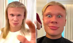 Erling Haaland impacta con radical cambio de look: "Me veo como Kevin de 'Mi pobre angelito'"