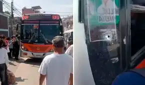 Disparan contra chofer de la Nueva América en plena ruta en San Juan de Miraflores