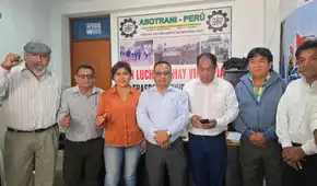 Transportistas exigen a Keiko Fujimori ser incluidos en mesas de trabajo y evalúan paro de 24 horas