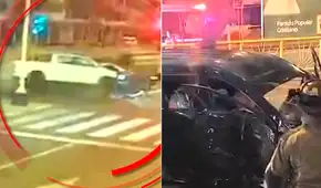Patrullero de la PNP se pasó la luz roja, provocó brutal choque en Pueblo Libre y dejó a hombre en UCI: "Necesita una operación"