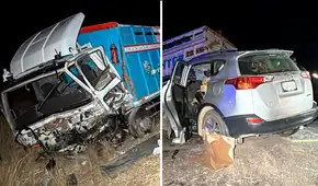 Pareja de esposos y su hijo mueren a bordo de su auto tras chocar contra camión en la vía Juliaca-Cusco