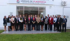 Unidad de Flagrancia de Trujillo cumple dos años y destaca su trabajo contra la delincuencia