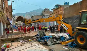 Desalojan construcciones que ocuparon por más de 40 años la avenida Túpac Amaru tras megaoperativo en Carabayllo