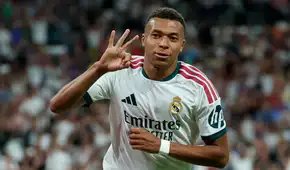 Con hat-trick de Kylian Mbappé, Real Madrid goleó 4-1 a Real Sociedad por LaLiga de España