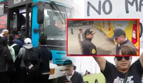 Ministro Astudillo evita dar la cara a la prensa tras rechazo de transportistas al plan Escudo de la PNP
