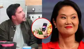 Gabriel Calvo se pone nervioso cuando intentan exponer en vivo su conversación con Keiko Fujimori: "Me vas a meter en problemas"