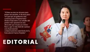 El primer mes del fujimorismo en el Ejecutivo