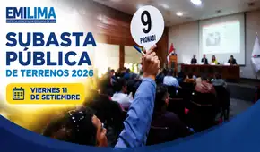 Municipalidad de Lima subasta 31 terrenos de hasta 30.000 m²  en más de 10 distritos: conoce las ubicaciones, precios y cómo participar