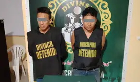 Piura: Caen dos presuntos integrantes de Los Injertos del Norte tras extorsionar por S/20.000 a ciudadano