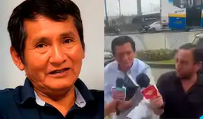 Óscar Custodio, dueño de La Bella Luz, pierde los papeles con la prensa y agrede a periodista al llegar a la Fiscalía por caso Naldy Saldaña