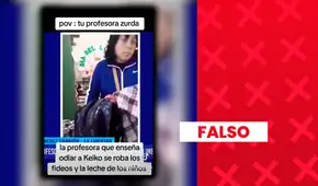Video de directora llevándose productos del desayuno escolar es de 2019 y no tiene relación con el fujimorismo