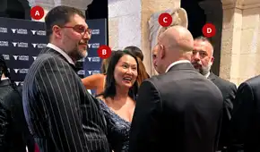 Keiko Fujimori estuvo en Miami en gala con Damián Valenzuela y Fernando Cerimedo