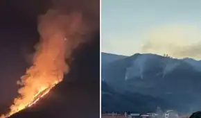 La Libertad: incendio forestal en Cachicadán afecta más de 9 hectáreas y obliga a cerrar temporalmente circuito turístico del cerro La Botica