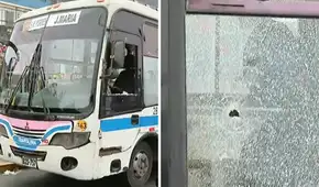 Atacan bus de la empresa Translima y hieren a conductor en SMP: chofer fue evacuado de emergencia
