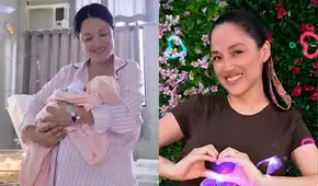 Katy Jara anuncia el nacimiento de su tercer bebé a sus 41 años tras vencer duro diagnóstico médico y muestra primera fotografía: "Con la bendición de Dios"