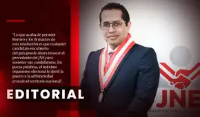 JNE actúa en contra de la Constitución