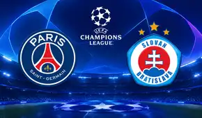 PSG vs Slovan Bratislava: fecha, hora y canal de TV para ver el partido por la fecha 1 de la Champions League