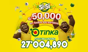 La Tinka: resultados del sorteo de hoy domingo 6 de septiembre del Pozo millonario, Sí o Sí y Boliyapa