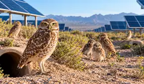 Trasladaron 19 búhos a una planta solar de EE.UU.: un año después, un inesperado renacer en el desierto sorprendió a sus cuidadores