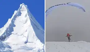 Turista francés desaparece tras volar en parapente desde el nevado Alpamayo en Áncash: habría sufrido accidente