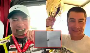 Aníbal Aliaga, ganador del Dakar, denuncia amenaza de muerte: recibió una carta y una bala en su oficina