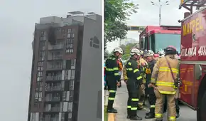Incendio en piso 21 de edificio de Jesús María obliga a evacuar a residentes por precaución
