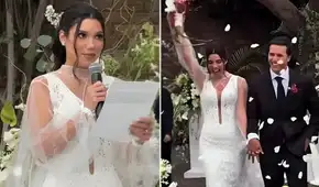 Mafer Neyra, ex de Hugo García, se casa con Ernesto Cabieses y le dedica románticos votos: "Desde los 12 años conocí al amor de mi vida"