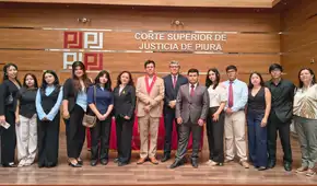 Estudiantes de Derecho de la UNP conocen la labor judicial en la Corte de Piura