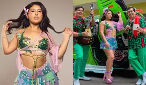 Milena Warthon se mostró orgullosa de grabar una canción junto a Los Mirlos, leyenda de la cumbia peruana: “Qué lindo que confíen en mi trabajo”