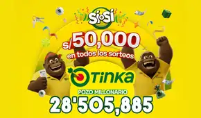 Resultados de La Tinka del miércoles 16 septiembre: números ganadores, premios del Pozo Millonario, boliyapa, S/50.000 y más