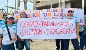Obra de colegio inicial afectado por El Niño de 2017 lleva casi dos años paralizada en Piura