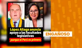 Rafael López Aliaga no apoya todas las facultades legislativas solicitadas por Keiko Fujimori: su respaldo es solo a algunas medidas