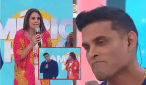 Rebeca Escribens llama “adefesio” a Christian Domínguez y protagonizan polémico momento en vivo: “No me caes”