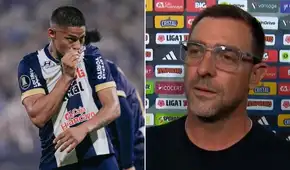 Pablo Guede explicó el regreso de Kevin Quevedo en Alianza Lima: "Habló con los compañeros y se disculpó"