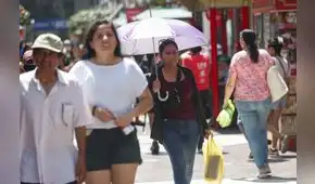 Senamhi alerta por temperaturas de hasta 36 °C y fuertes vientos en 18 departamentos